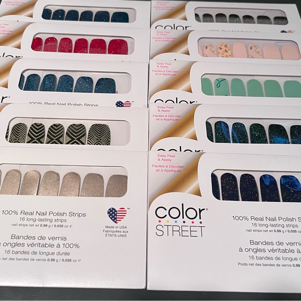 NWT Color Street 10 SET LOT